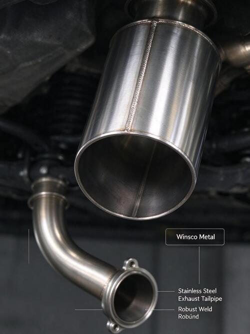 τελευταία εταιρεία περί Winsco Metal Stainless Steel Exhaust Tailpipe | Stable Weld & Excellent Bending Performance