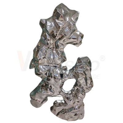 Ποιότητα  8k Stainless Steel Metal Fabrication Water Ripple Finshed Office Decoration Sculpture Metal εργοστάσιο