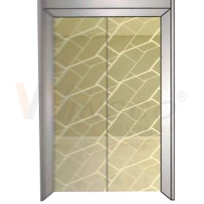 Ποιότητα  Mirror Etched Elevator Stainless Steel Sheet Cold Rolled Titanium Gold εργοστάσιο