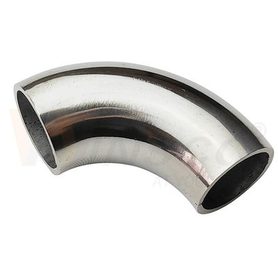 Ποιότητα  1.2mm 1.5mm Thickness 201 304 316 Grade Mirror Satin Surface 15.9mm OD Stainless Steel Handrail Elbow 55mm Arc Length εργοστάσιο