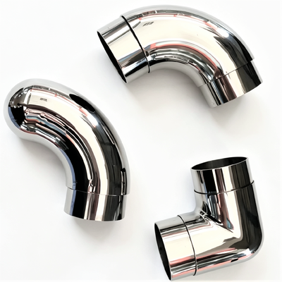 Ποιότητα  SS304 SS316 Stainless Steel Stair Handrail Elbow Connector εργοστάσιο
