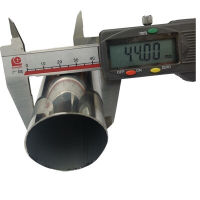 Ποιότητα  1 3/4" 44.5mm Stainless Steel Round Pipe 0.4-3.0mm Wall Thickness 600 Grit Satin Finish 304 Inox Tube, 201/316L Optional εργοστάσιο
