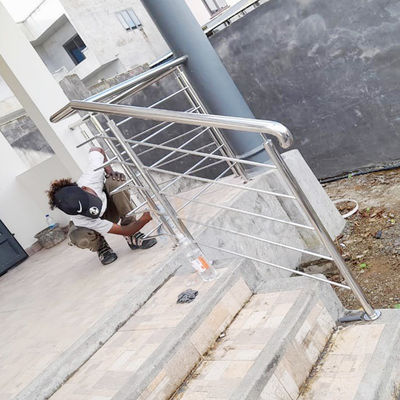 Υπαίθριος φράκτης 201 Inox κιγκλιδωμάτων σκαλών ανοξείδωτου βαθμός 304 316