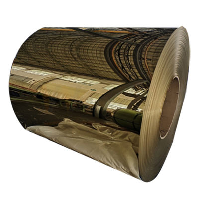 Η ένωση cold-rolled ανοξείδωτου σπειρών επιφάνεια καθρεφτών χρώματος τιτανίου χρυσή τελειώνει