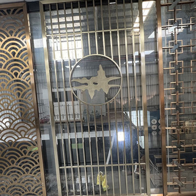 Αρχιτεκτονικός ανοξείδωτου οθόνης διαιρέτης τοίχων μετάλλων χωρισμάτων επί παραγγελία