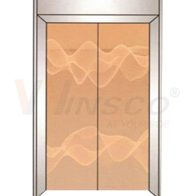 το χρυσό φύλλο ανοξείδωτου καθρεφτών 1219mmx2438mm που χαράχτηκε τελειωμένος αυξήθηκε χρυσός