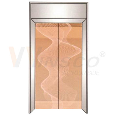 το χρυσό φύλλο ανοξείδωτου καθρεφτών 1219mmx2438mm που χαράχτηκε τελειωμένος αυξήθηκε χρυσός