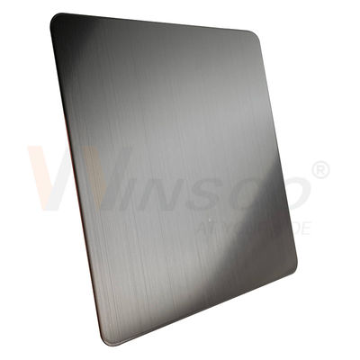 Φύλλο ανοξείδωτου χάλυβα Satin Hairline 4x8ft