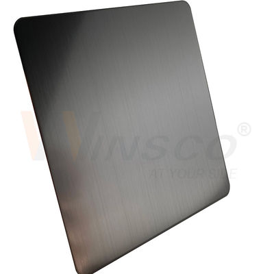 Φύλλο ανοξείδωτου χάλυβα Satin Hairline 4x8ft