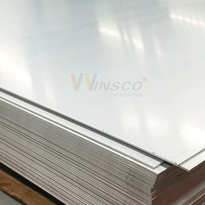 WinscoMetal 304 304L Grade 1500mmx300mm Επιφάνεια του μύλου Πλάκα από ανοξείδωτο χάλυβα 2B φύλλο 0.7mm πάχος