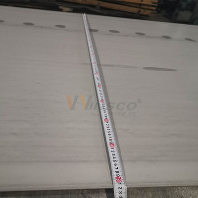 Άσπρη επιφάνεια 1500mmx6000mm παστώματος ανοξείδωτο καυτό - κυλημένο πιάτο