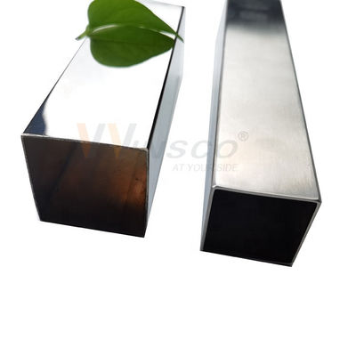 20mmx20mm Ανοξείδωτος Χάλυβας Inox Τετράγωνος Σωλήνας