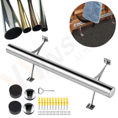 το ανοξείδωτο Inox 42.4mm 48.3mm 63.5mm γύρω από το σωλήνα γυάλισε το ματ χρωματισμένο σωλήνα 201 304 ραγών ποδιών επιφάνειας 316