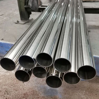 Γ-316 το ανοξείδωτο Inox γύρω από το σωλήνα Acero Inoxidable 1.1/2 Redondo Decorativo Brilliante ΓΥΑΛΙΣΕ 600 γ-304 X 6 ΜΕΤΡΟ