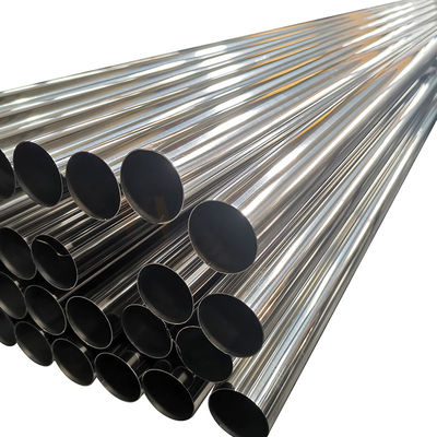 Γ-316 το ανοξείδωτο Inox γύρω από το σωλήνα Acero Inoxidable 1.1/2 Redondo Decorativo Brilliante ΓΥΑΛΙΣΕ 600 γ-304 X 6 ΜΕΤΡΟ