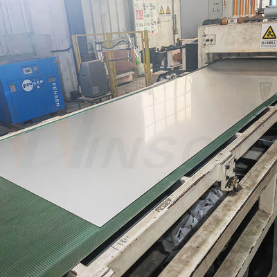 Μακροχρόνια SUS 304 304L 1250mmx2500mm 0,9mm πάχος 2B Mill Edge Χάλυβα από ανοξείδωτο χάλυβα