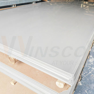 Αντοχή σε υψηλές θερμοκρασίες 4x8ft Inox 2B επιφανειακό φύλλο 1,2mm πάχος 2440mmx1220mm AISI 201 πλάκα από ανοξείδωτο χάλυβα