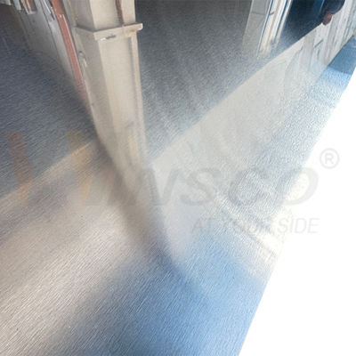 Ομοιόμορφο πάχος 0,4 mm-3,0 mm Τρίχωμα φρεατίου 201 βαθμίδας Πλάκα από ανοξείδωτο χάλυβα 1250mmx2500mm Ατσάλι ατσάλινο αριθ. 4 4N N4 Τελικό φύλλο