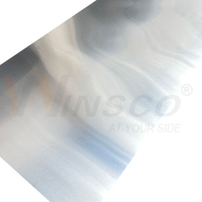 Μικρή ανοχή 304 304L βαθμός 1250mmx2500mm Mill Edge No.4 Σατέν Brushed Stainless Steel Metal Sheet