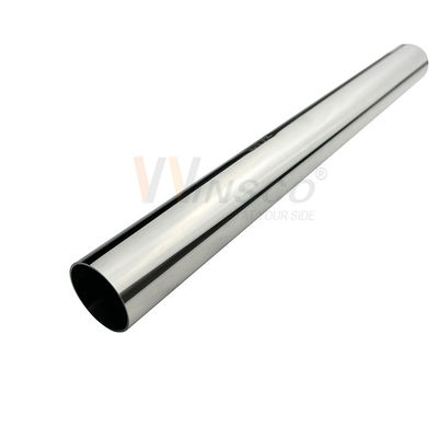 1 1/4' 0,4 mm-3,0 mm Αμινοξείδιο Στρογγυλό σωλήνα καθρέφτη Σατέν επιφάνεια 31,8 mm Ατσάλινη μεταλλική σωλήνα 201 304 316 βαθμού