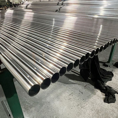 0.4mm-3.0mm καθρέφτης σατέν επιφάνεια 1 3/8 '' Ατσάλινο μεταλλικό σωλήνα 201 304 316 βαθμού 35mm Dia στρογγυλό σωλήνα από ανοξείδωτο χάλυβα