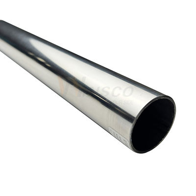 42.4mm OD Mirror Inox Railing Tube 0.8mm-3.0mm Δάχος Σατέν SUS 201 304 316 Στρογγυλός σωλήνας από ανοξείδωτο χάλυβα