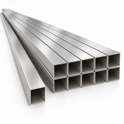 ASTM A554 Τετράγωνος σωλήνας από ανοξείδωτο χάλυβα 201 304 316 Διακοσμητικό κενό τμήμα από ανοξείδωτο χάλυβα για κάγκελα και αρχιτεκτονική