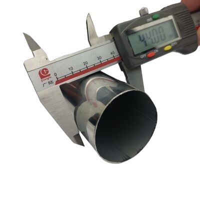 1 3/4 " 44,5 mm Στρογγυλό σωλήνα από ανοξείδωτο χάλυβα 0,4-3,0 mm Μονώδες πάχος τοίχου 600 Grit Σατέν Φινίρισμα 304 αδιάβροχο σωλήνα, 201/316L Προαιρετικό
