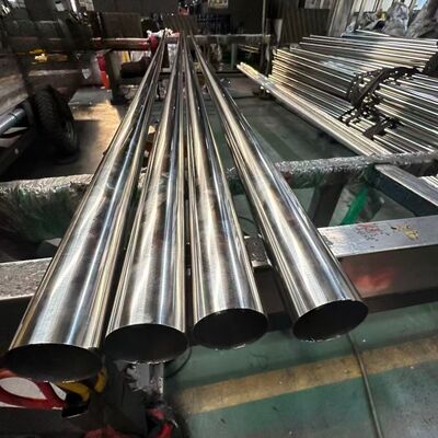1 3/4 " 44,5 mm Στρογγυλό σωλήνα από ανοξείδωτο χάλυβα 0,4-3,0 mm Μονώδες πάχος τοίχου 600 Grit Σατέν Φινίρισμα 304 αδιάβροχο σωλήνα, 201/316L Προαιρετικό
