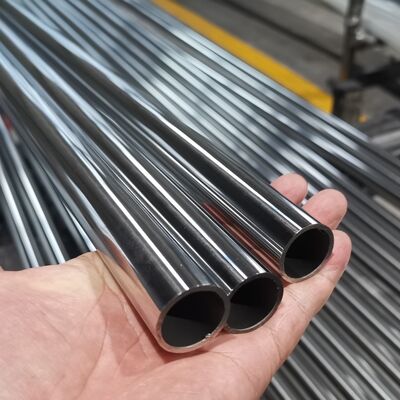 19 mm Inox Μεταλλικός Σωλήνας TP 201 304 316 Σατινέ Καθρέπτης Επιφάνεια 0.4mm-1.5mm Πάχος Τοιχώματος 5/8'' Στρογγυλός Σωλήνας από Ανοξείδωτο Ατσάλι