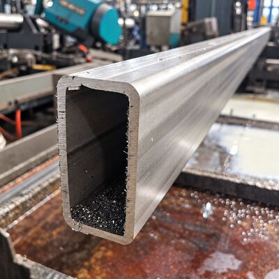 150x300mm Μεγάλο μέγεθος συγκολλημένο ορθογώνιο σωλήνα από ανοξείδωτο χάλυβα SS201 SS304 SS316 για κατασκευή και κατασκευή
