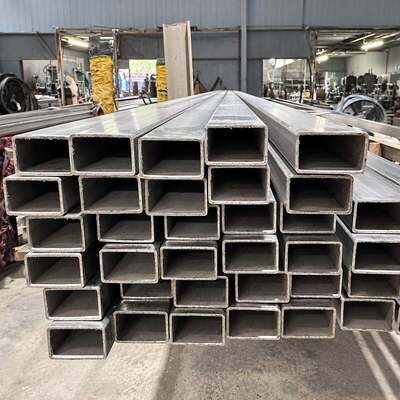 150x300mm Μεγάλο μέγεθος συγκολλημένο ορθογώνιο σωλήνα από ανοξείδωτο χάλυβα SS201 SS304 SS316 για κατασκευή και κατασκευή