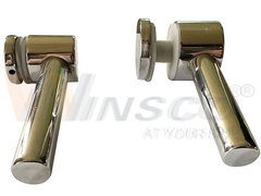 Θήκη από ανοξείδωτο χάλυβα για ποτήρια με σωλήνα  Στήριγμα για γυαλί