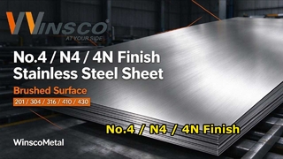 Ανοξείδωτα φύλλα Winsco Metal No.4 Φινίρισμα | N4 4N Brushed Sheet 201 304 316 410 430
